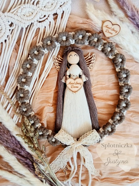 Anioł Stróż Domu, Boho&Folk beż