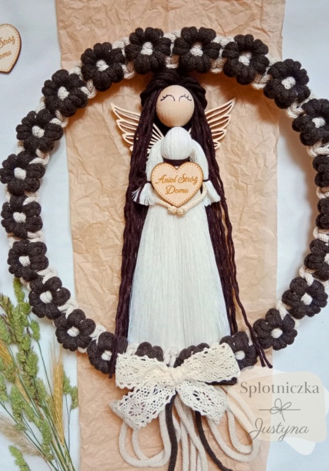 Anioł Stróż Domu, Boho&Folk ciemny beż