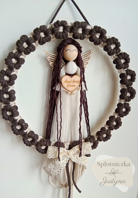 Anioł Stróż Domu, Boho&Folk ciemny beż