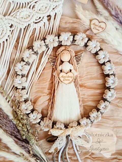 Anioł Stróż Domu, Boho&Folk jasny beż