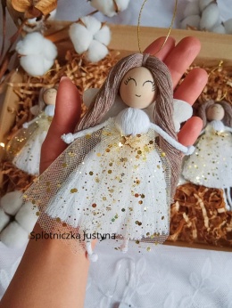 Zestaw Aniołków na choinkę 5 sztuk